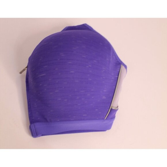 Victoria's Secret X Sport Bra 38D Purple Heather Zipper Front Padded Underwire - Picture 15 of 15